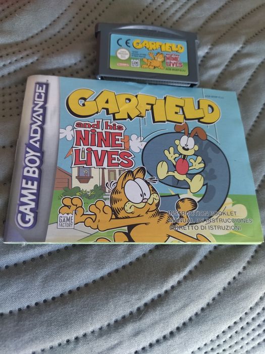 Nintendo Garfield And His Nine Lives GBA Gameboy