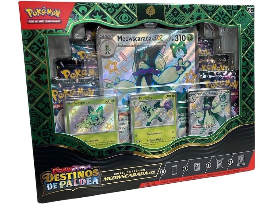 Pokemon Box – Преміум колекція – Miascarade ex – Paldea Fates – E&V