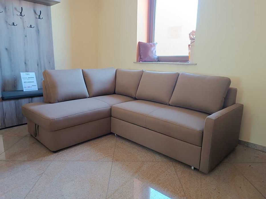 Nowy narożnik 170x215cm ze Spaniem +pojemnik, -45% Wyprzedaż OLESNO