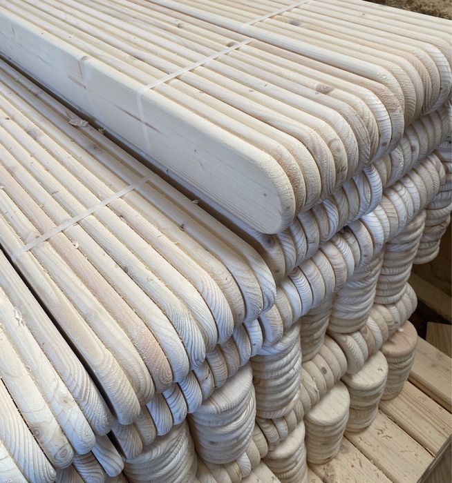 Sztachety drewniane PRODUCENT świerk i modrzew. Suche deski balkonowe