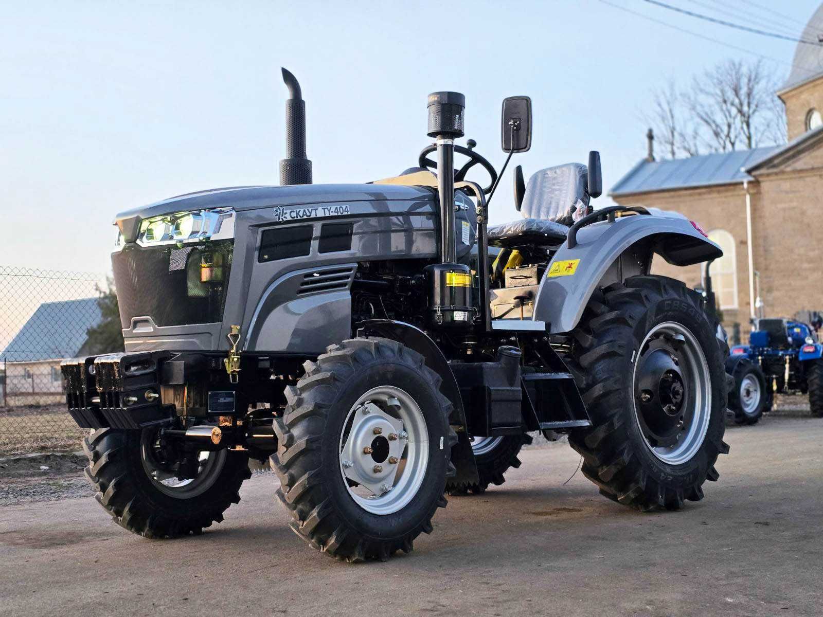 Повнопривідний Міні-трактор Скаут TY-404 RX, реверс, навіска на крюках