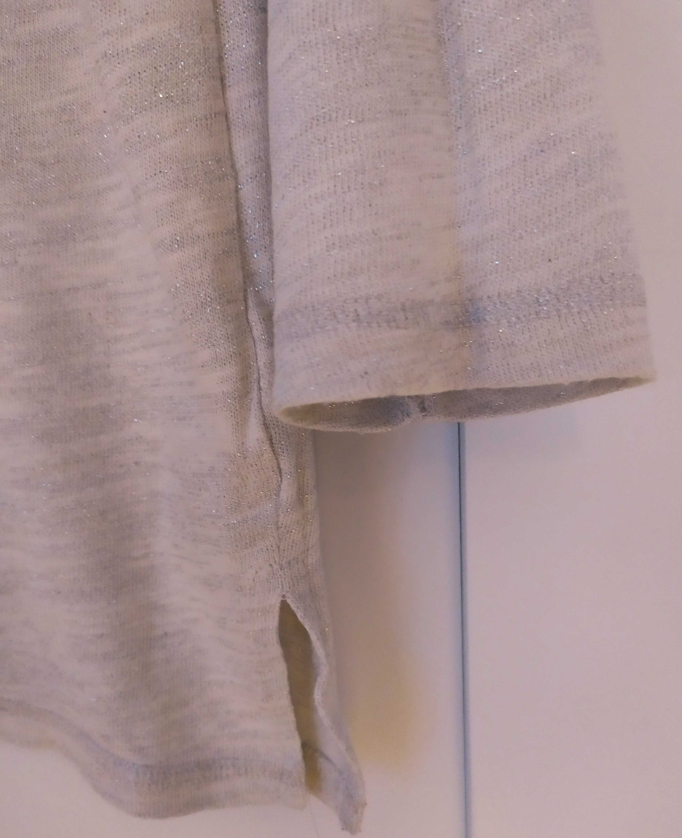 Dzianinowa bluzka lekki sweterek oversize M&S 38