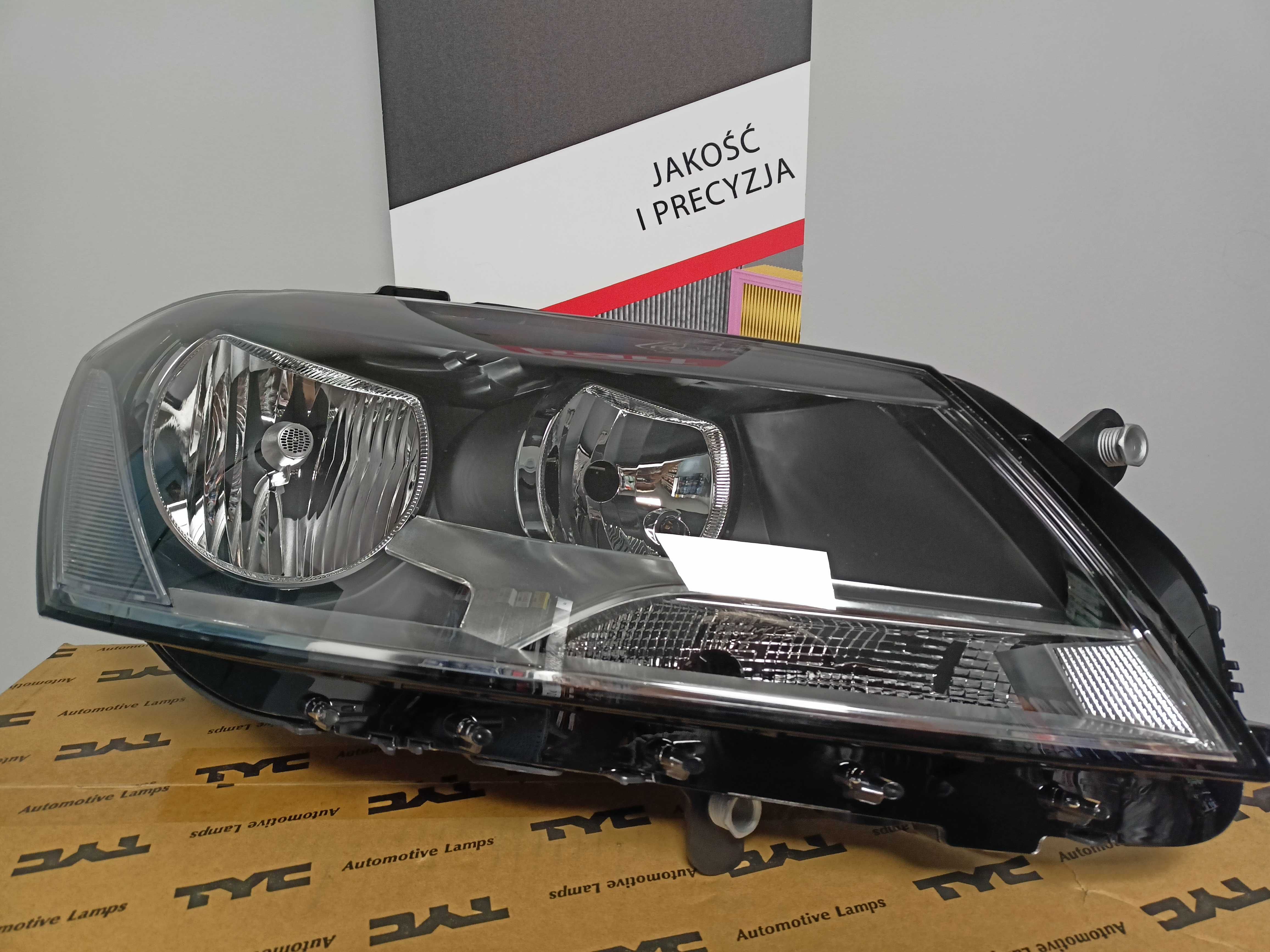 VW Passat B7 10- Lampa/Reflektor przód prawy /H7+H7