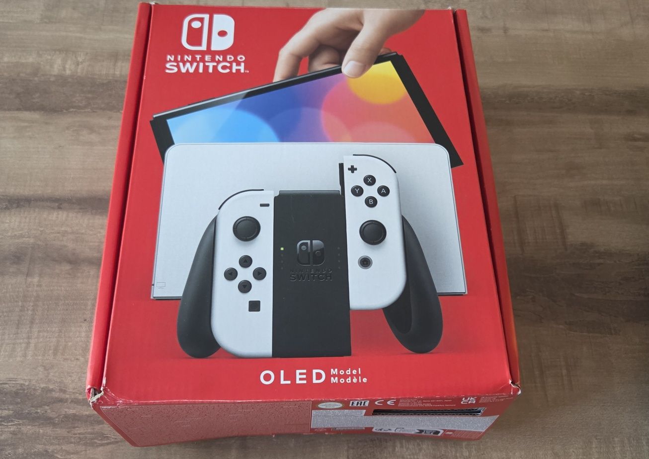 Konsola Nintendo Switch OLED+dodatki Gwarancja
