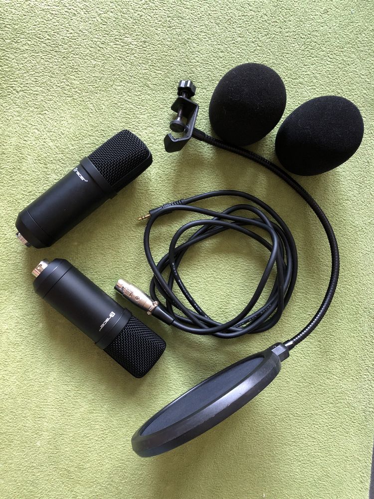 Mikrofony nieużywane Tracer plus dodatki