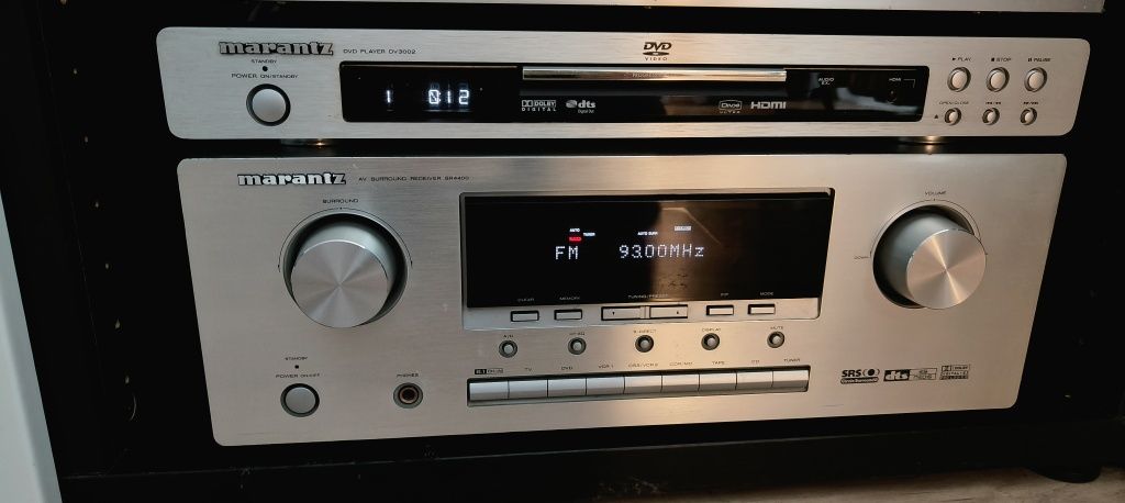 Zestaw kina domowego Marantz SR 4400 i DV 3002