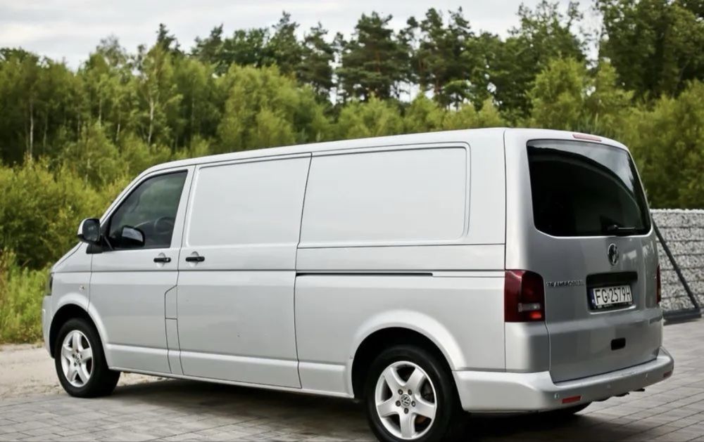 VW T5 Lift long 2.0 TDI 140KM 2x boczne drzwi