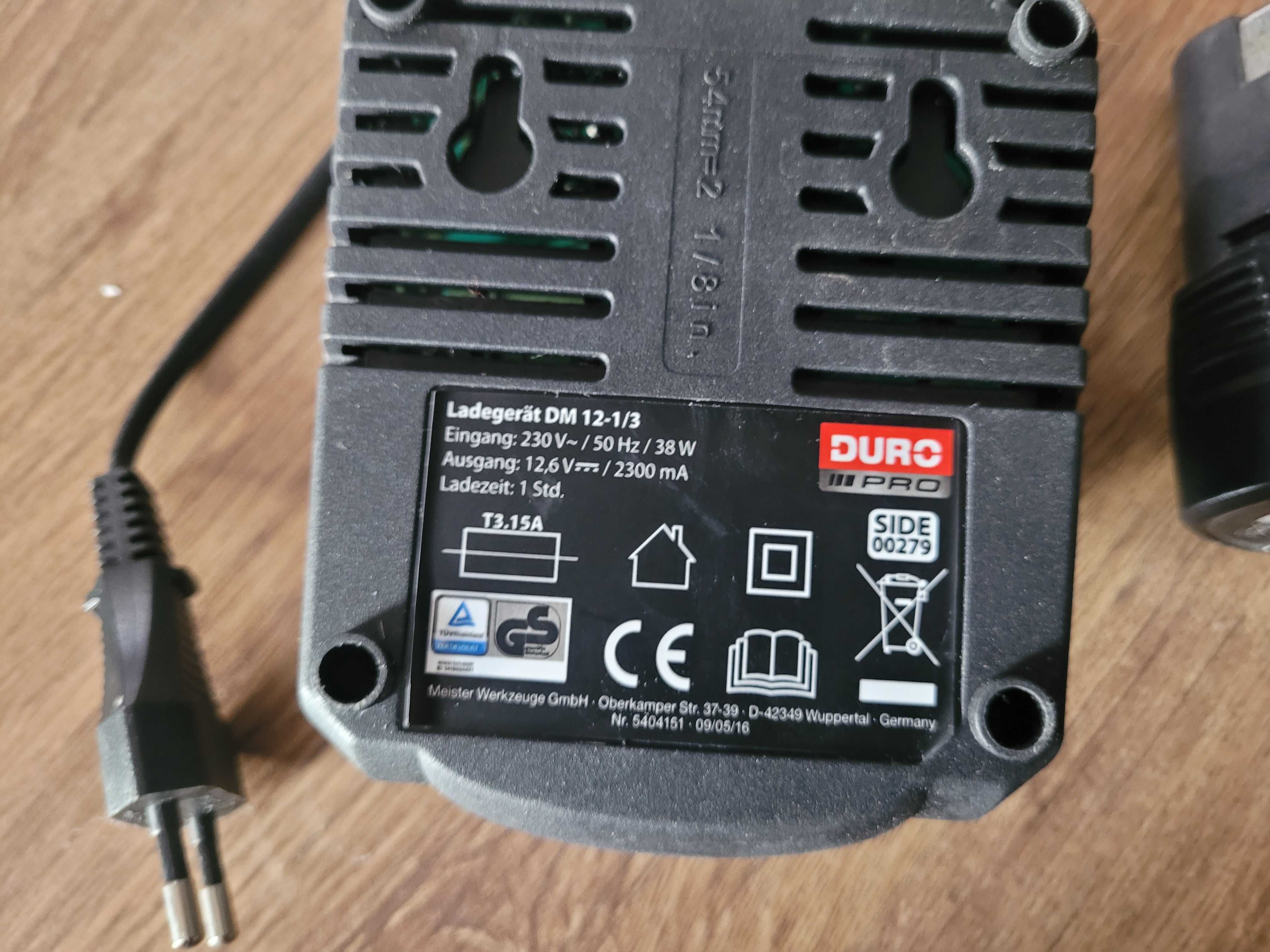 Bateria duro pro 12v z ładowarka