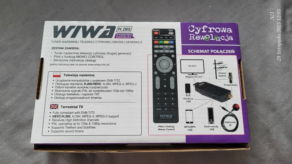 Tuner naziemnej telewizji cyfrowej