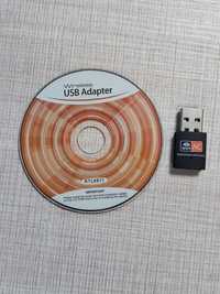 USB WiFi адаптер дводіапазонний 2,4/5,0 ГГц AC600M RTL8811 600Mbps