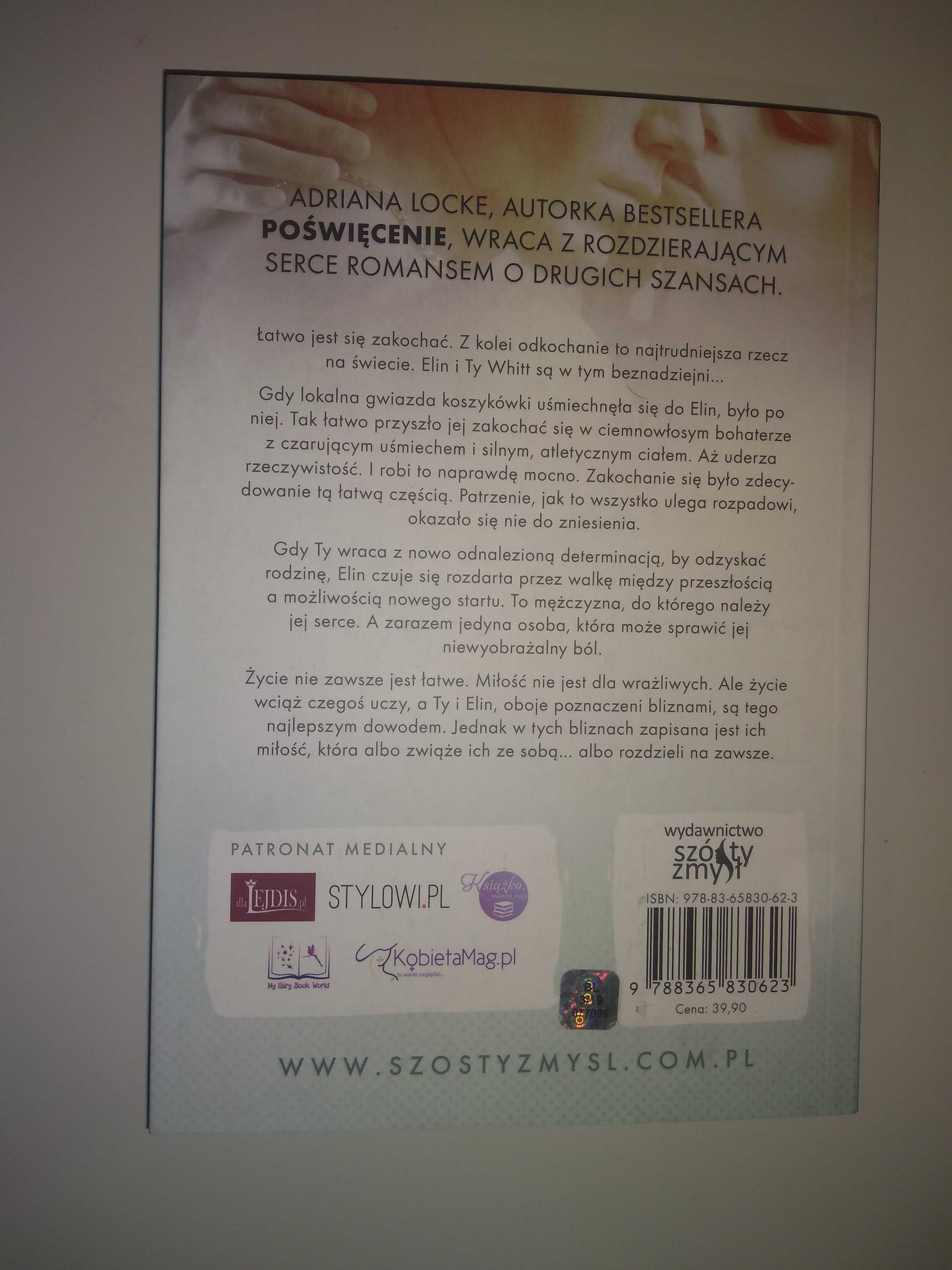 Dobra książka - Zapisane w bliznach Adrianna Locke (NOWA) (N1)