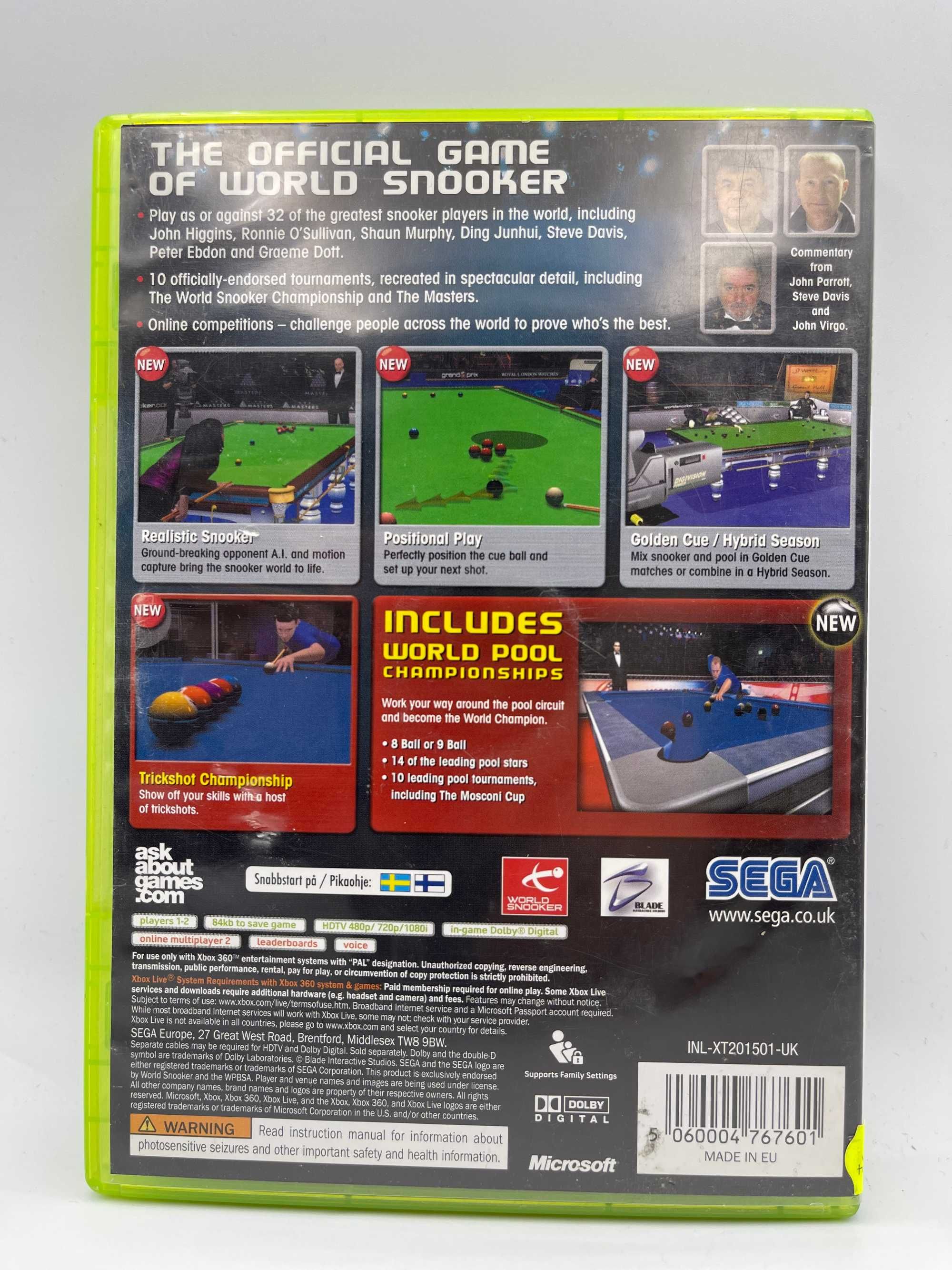 World Snooker Championship Xbox 360