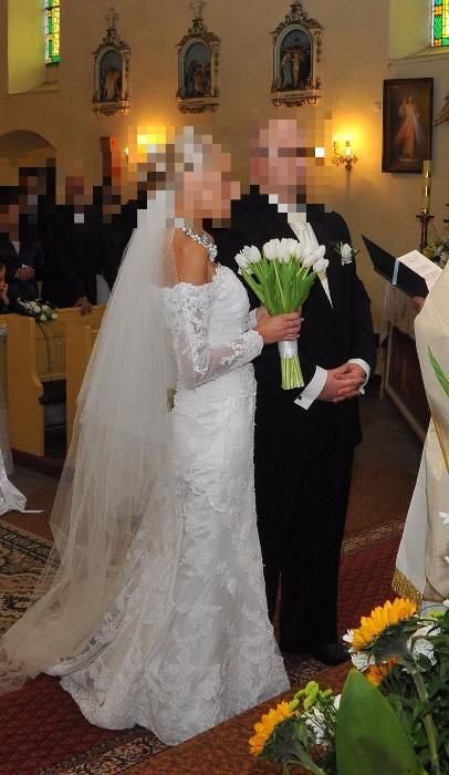 Hiszpańska Suknia ślubna Pronovias India roz.38