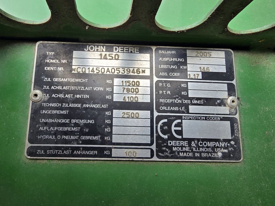 В продажі JOHN Deere 1450CWS 2005р