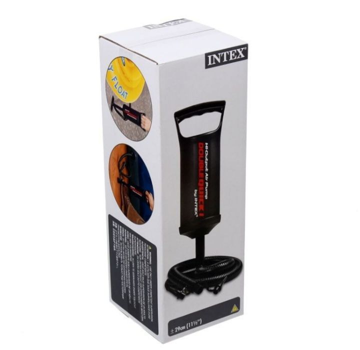 Универсальный ручной насос Интекс для матрасов фитболов пляжных кругов