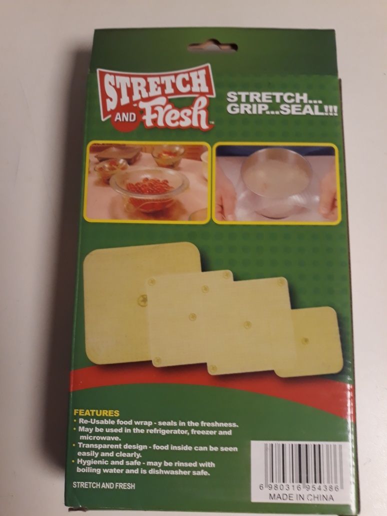 Кришки силіконові Stretch and Fresh для посуду