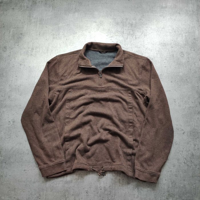 MĘSKA Bluza PREMIUM Brązowa Mocha Bawełna Massimo Dutti Elegancka