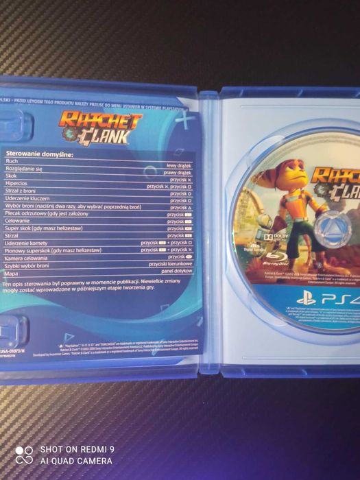 Gra RatchetIClank na konsole Playstation4.