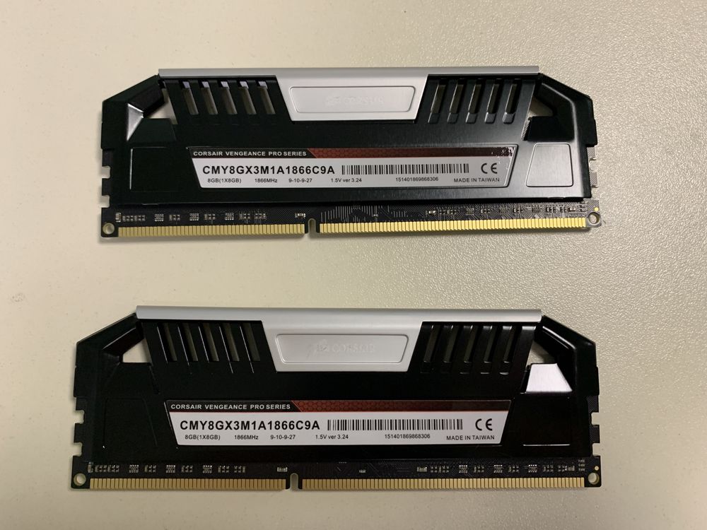 Corsair Vengeance 8gb 16gb (2*8) 32gb 1866Mhz DDR3 ОЗУ