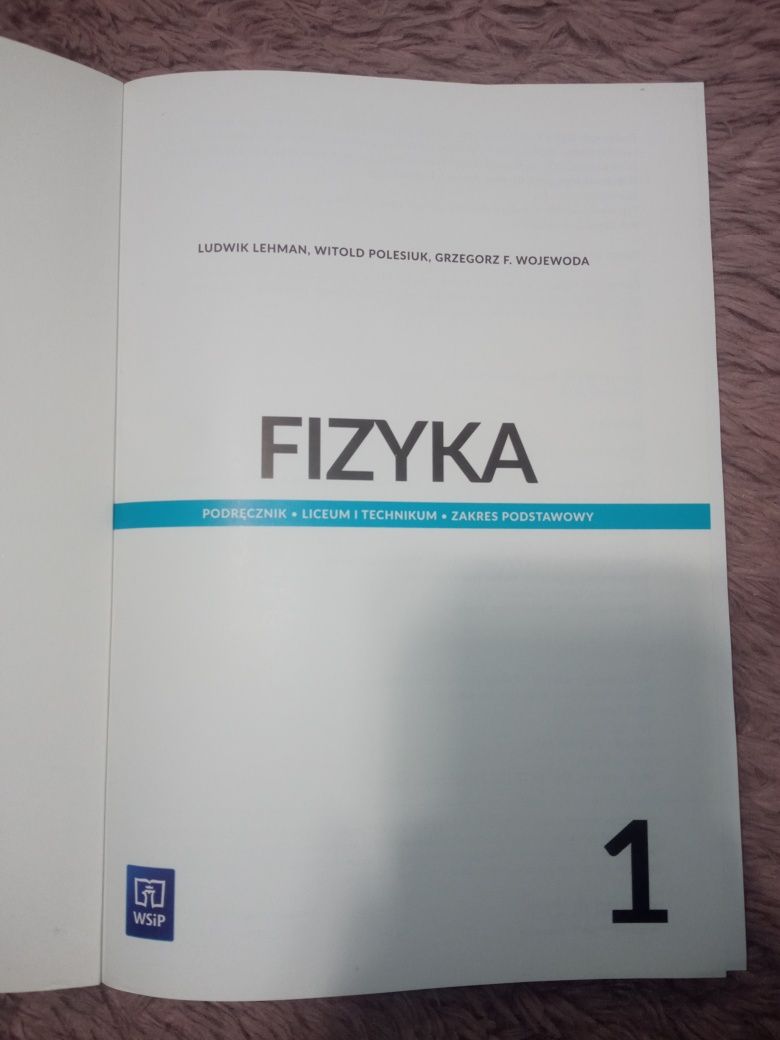 Fizyka 1, WSiP, poziom podstawowy