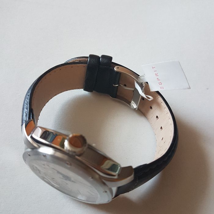 Esprit zegarek męski nowy skórzany pasek + pudełko