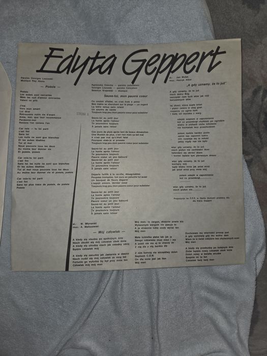 Płyta vinylowa Edyta Geppert