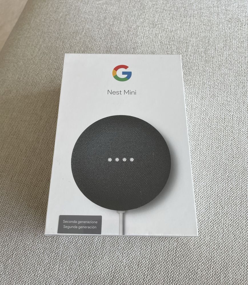 Assistente Virtual GOOGLE Nest Mini Tiza (Google Assistant)