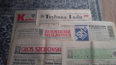 stare gazety prl różne, propaganda pzpr