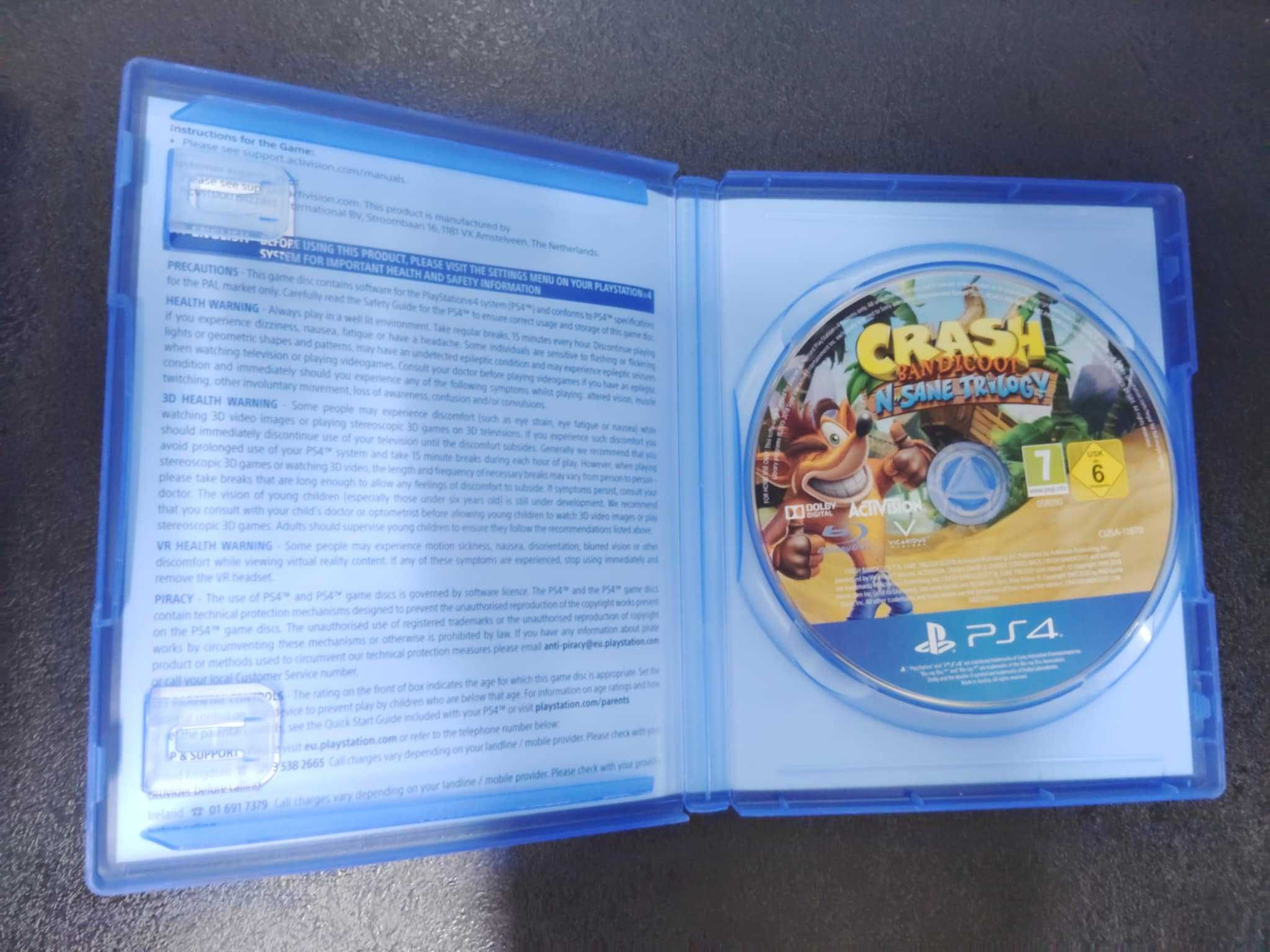 Crash Bandicoot: N. Sane Trilogy PS4 eng ps4 i ps5 n sane