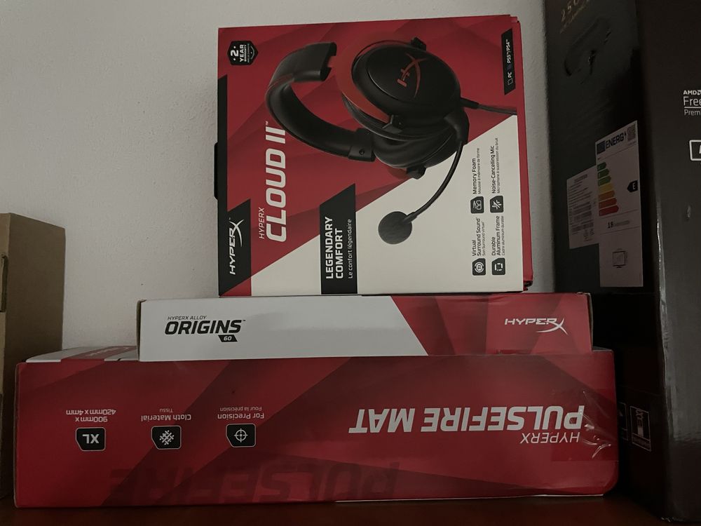 Computador gaming e perifericos Hyperx novos