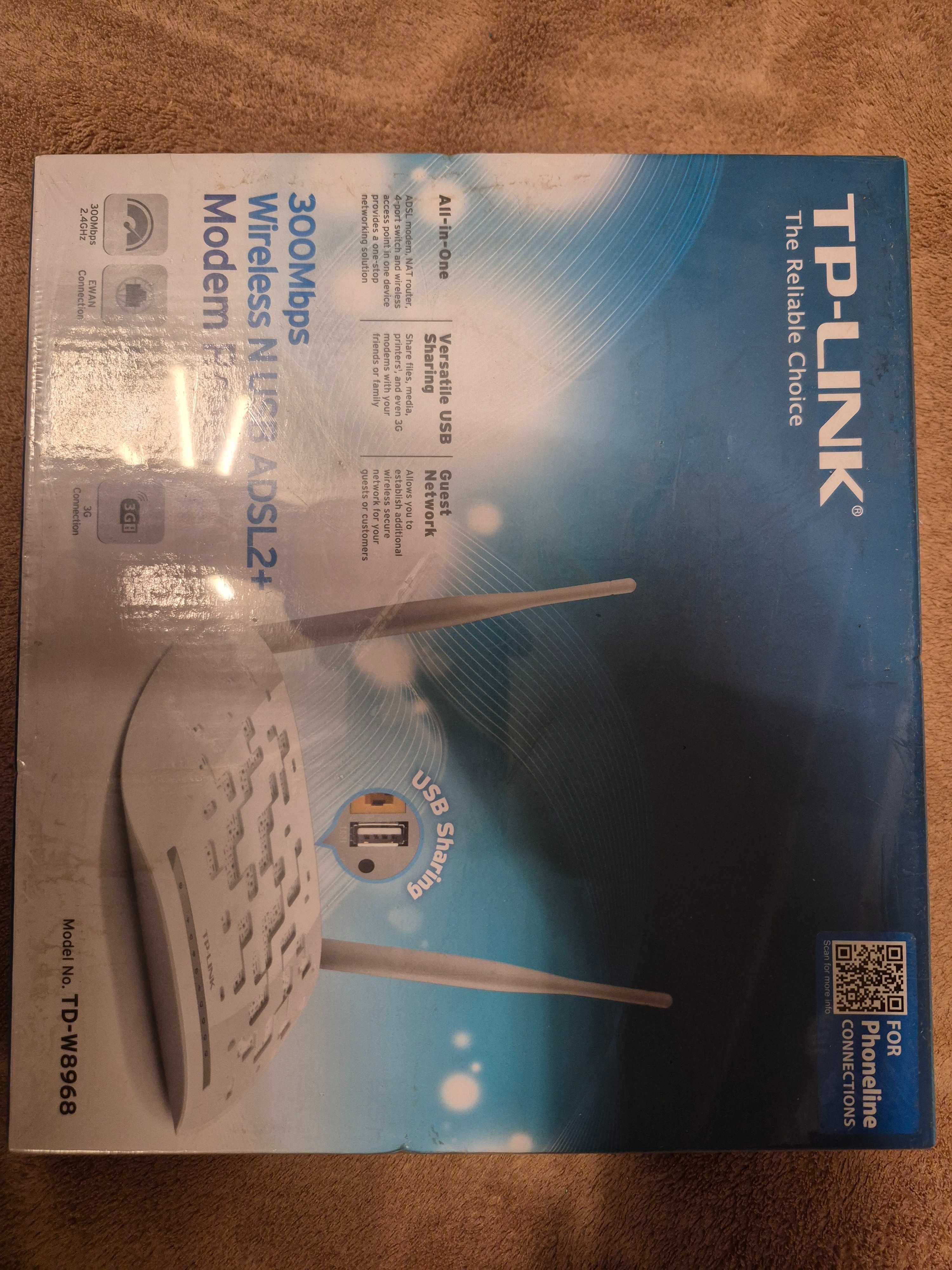 TPLink TD-W8968 router nowy zafoliowany