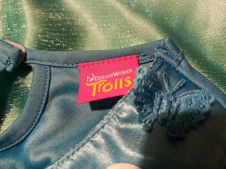 Карнавальное платье, тролль Розочка, Смурфики.