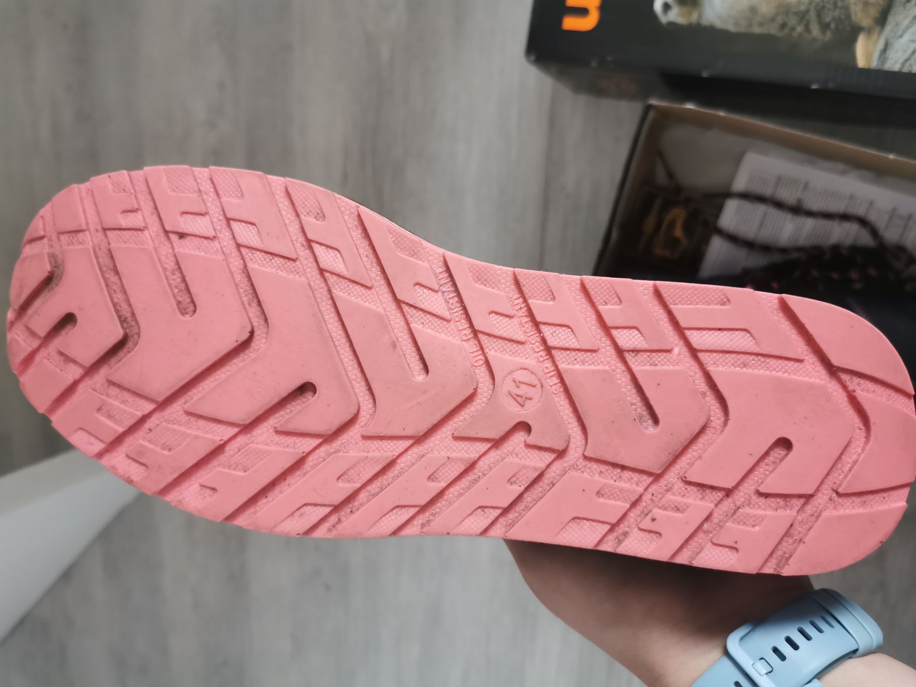 Buty robocze damskie robocze BHP różowe 41