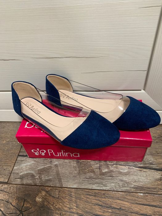 Туфли балетки на низкой подошве