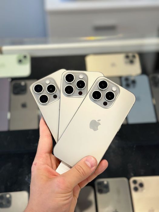 NOWY iPhone 15 PRO 128 GB Natural Titanium 100% bateria • GWARANCJA •