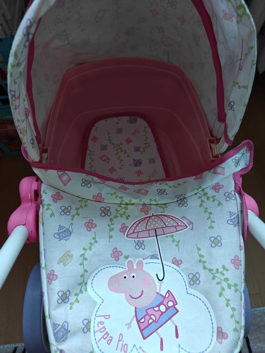 Wózek dla lalek głęboki Peppa somby