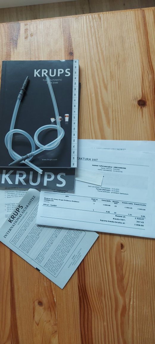 KRUPS EVIDENCE typ EA 89 do małej naprawy