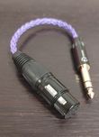 Adaptador balanceado Xlr 4 pinos para 6.35mm
