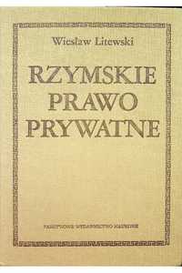 Rzymskie prawo prywatne, Wiesław Litewski