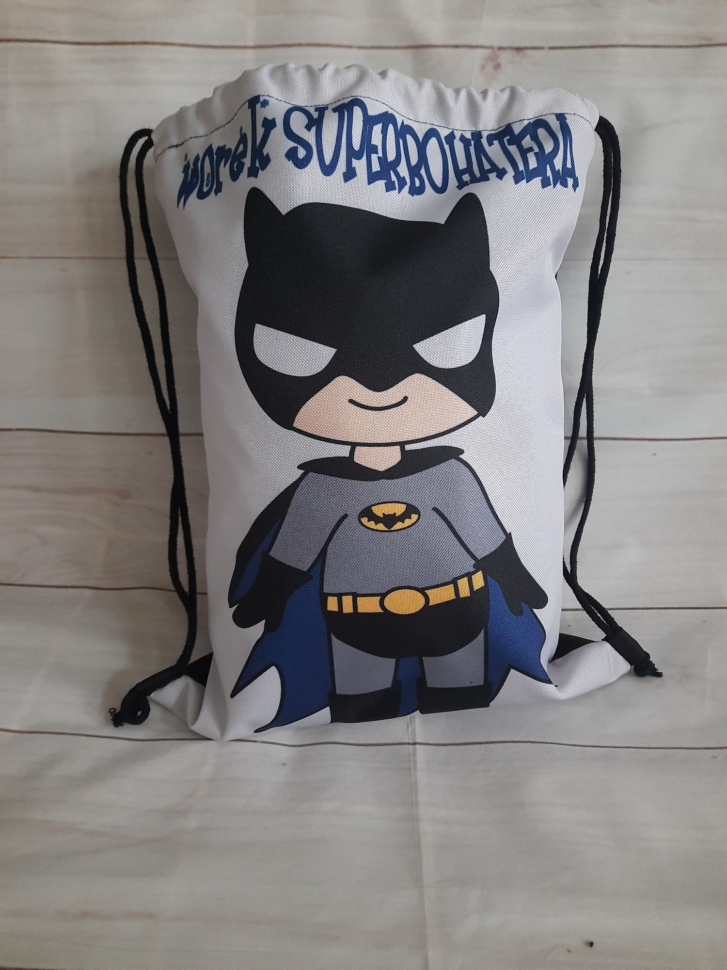 (nowy) workoplecak dla dziecka - worek Superbohatera - plecak Batman