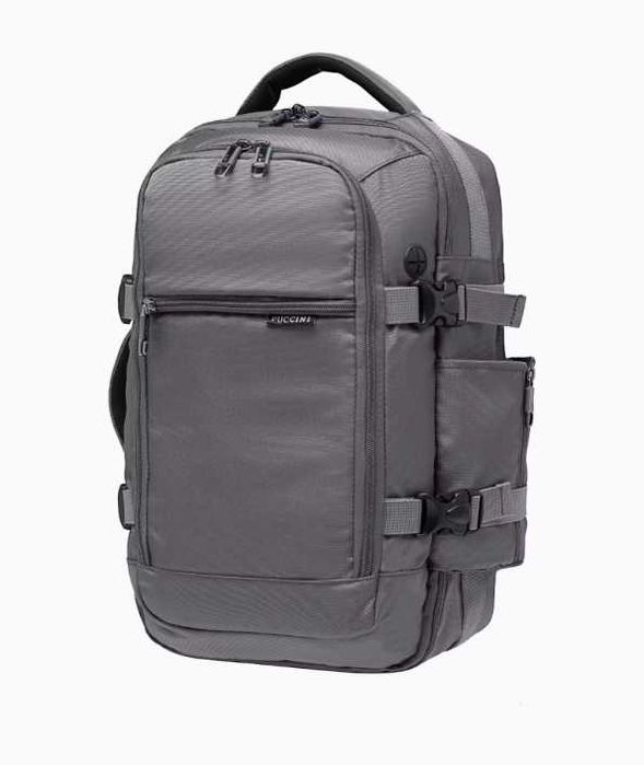Puccini Plecak wielofunkcyjny do samolotu szary podróżny RFID