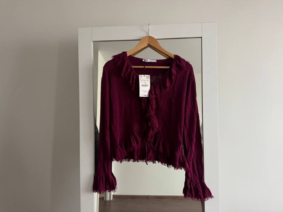 Бордова блуза Zara нова