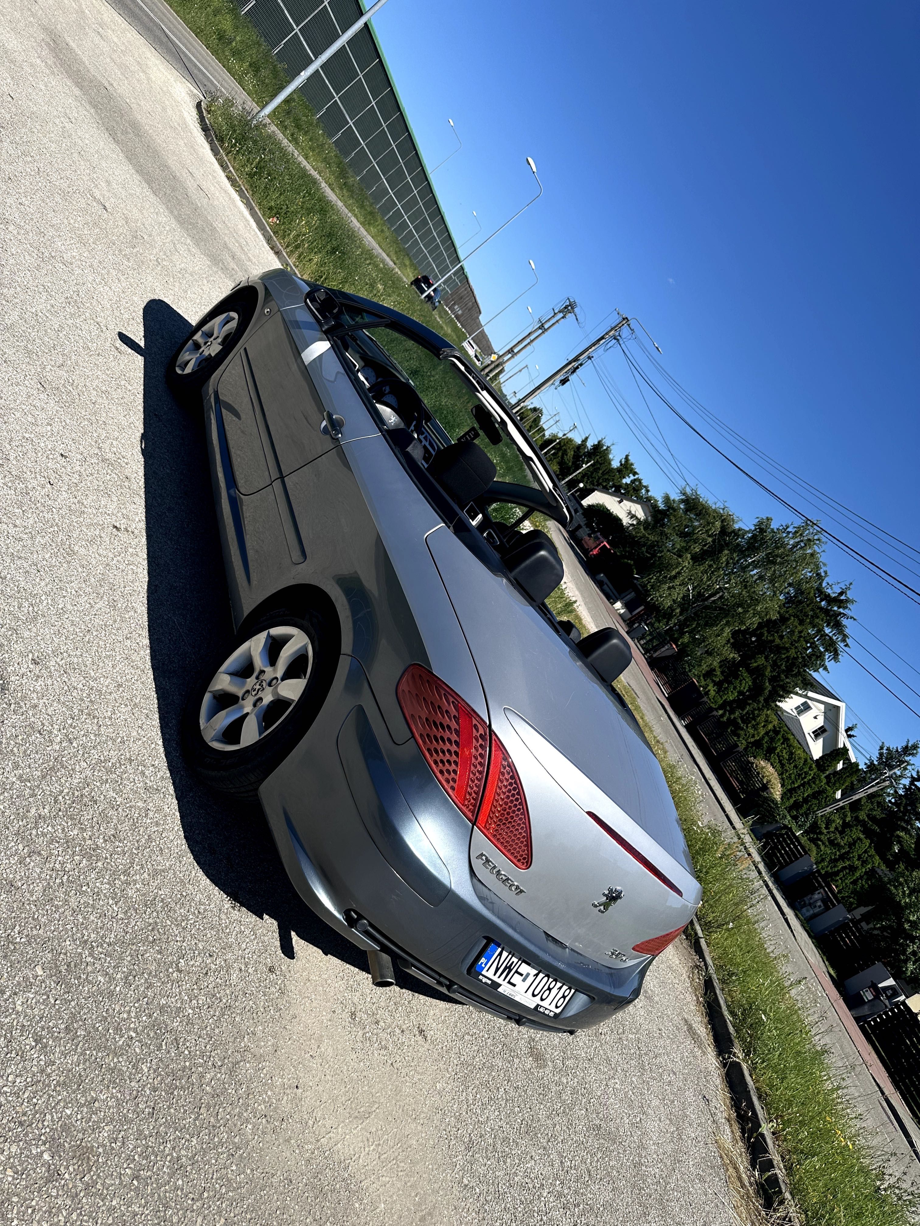 Peugeot 307 CC lift cabrio 1.6 LPG metalowy dach sprawny klima