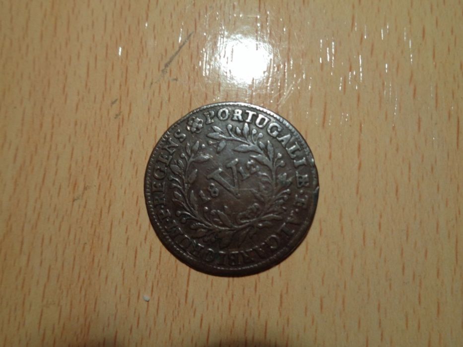 Moeda V reis D. Maria  regens-Híbrida