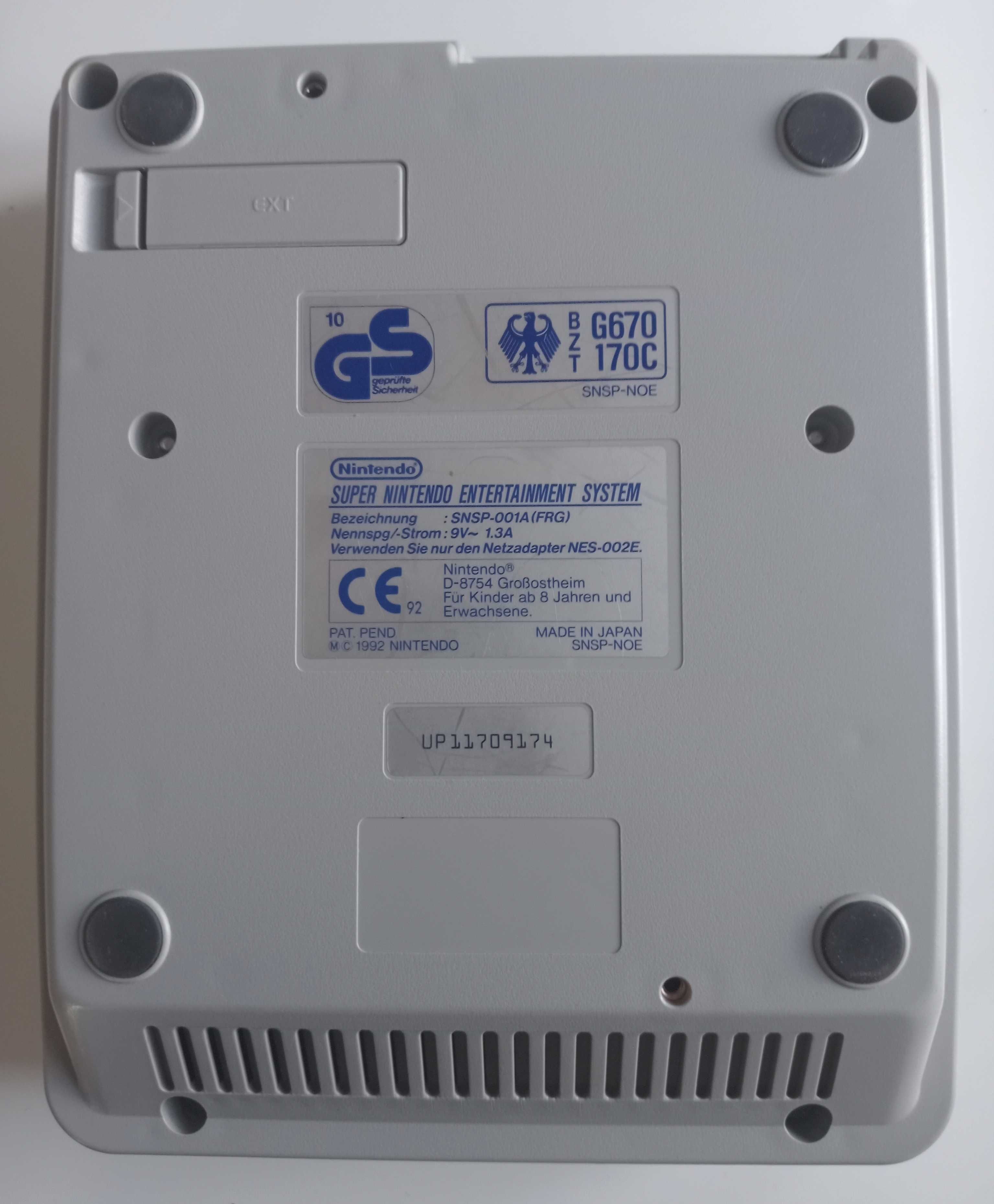 Retro Konsola Nintendo Super Nintendo SNES oryginalna +pad