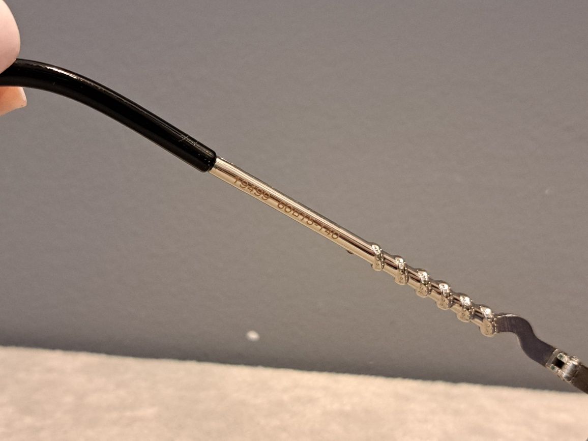 CARTIER męskie srebrne nowe okulary przeciwsłoneczne