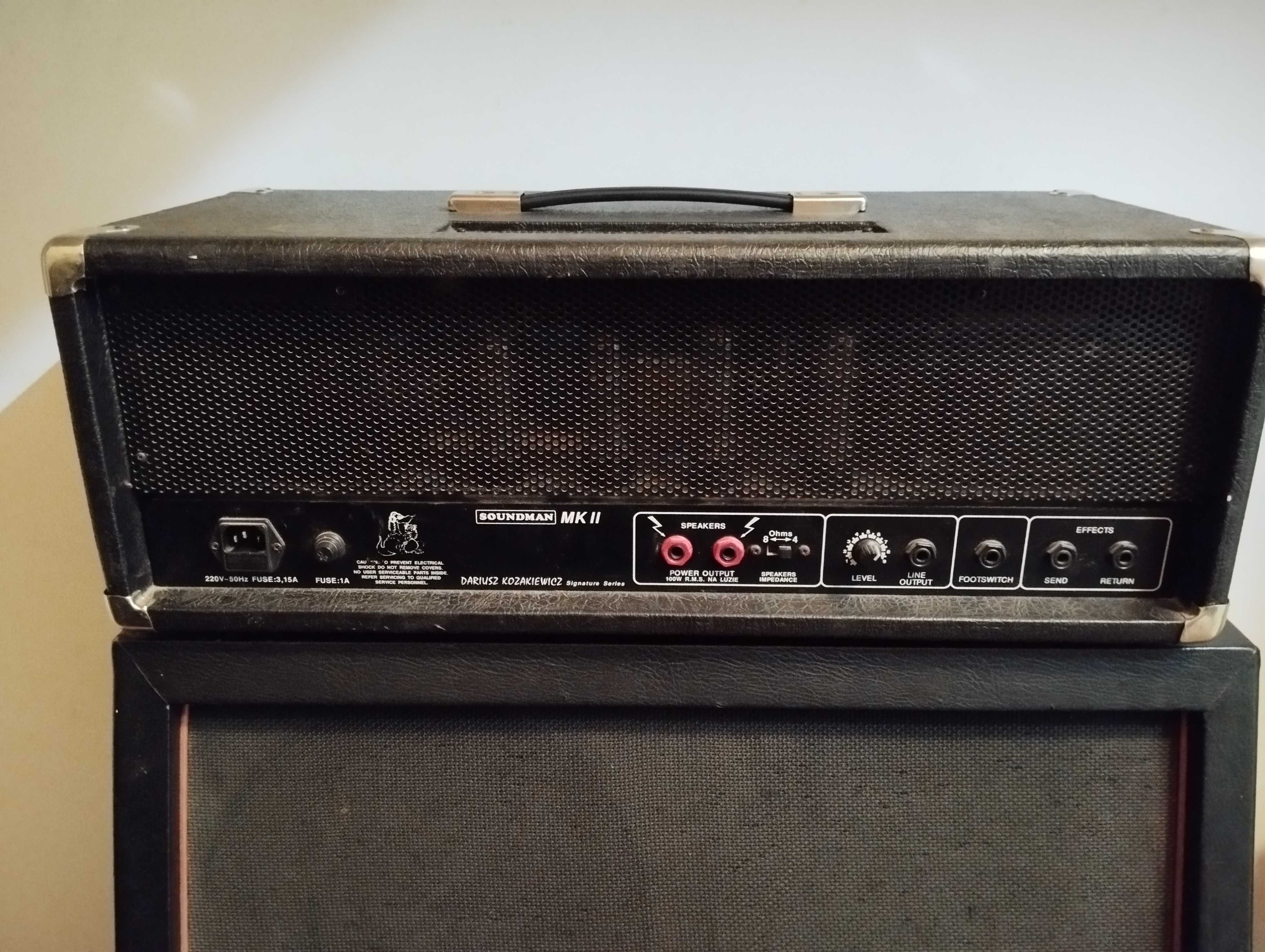 Wzmacniacz lampowy gitarowy SOUNDMAN MK2 Darek Kozakiewicz + ashdown