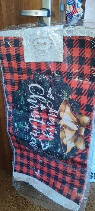 Hit 2 szt. dywan i wycieraczka Święta Merry Christmas