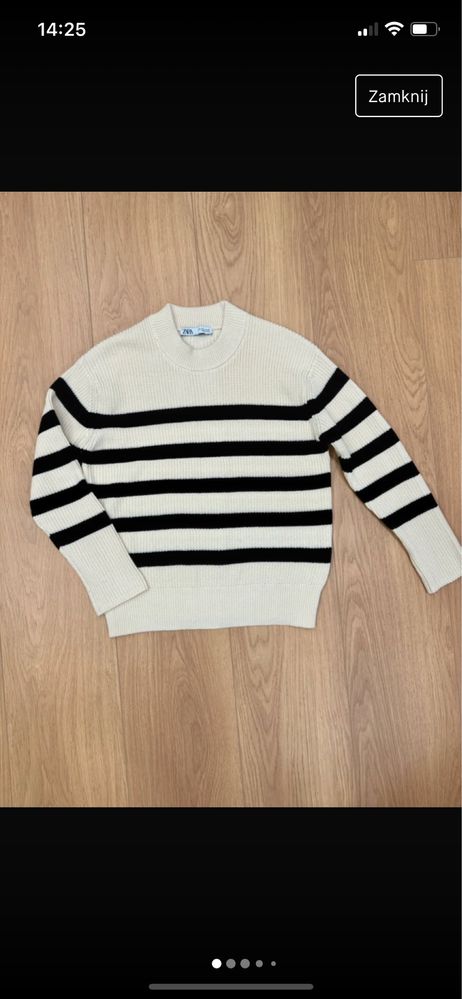 Sweter ZARA rozm. S