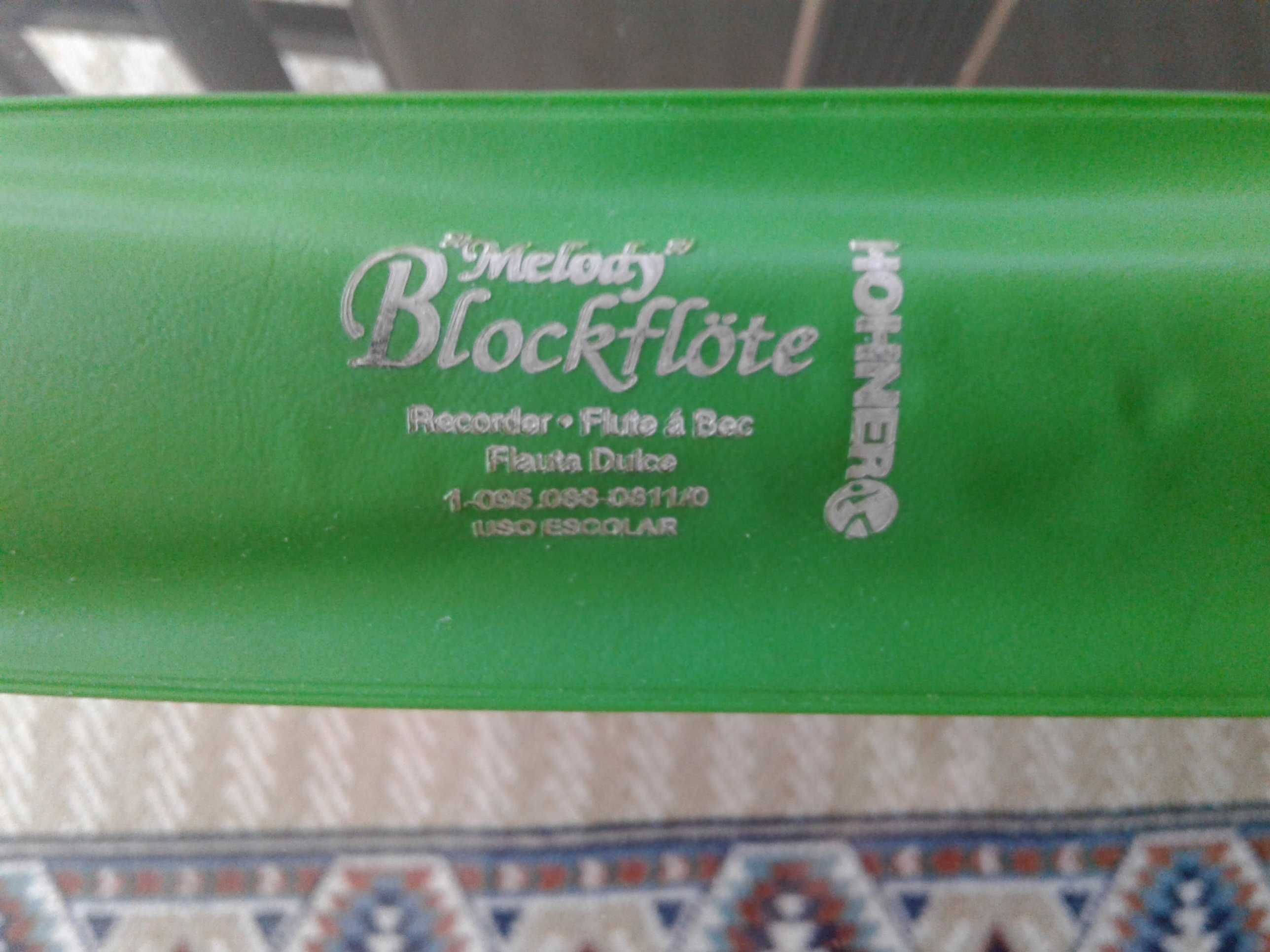 Flauta Hohner 9508 com capa verde, NOVA!